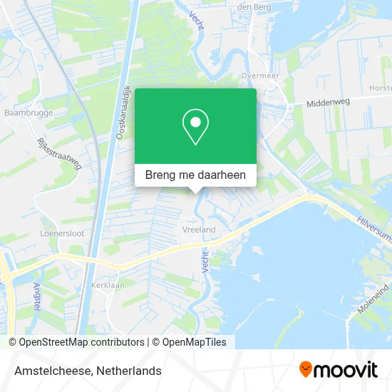 Amstelcheese kaart