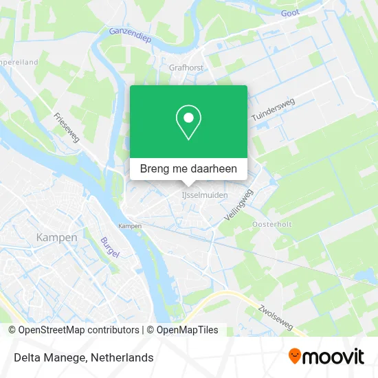 Delta Manege kaart