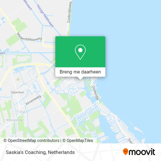 Saskia's Coaching kaart