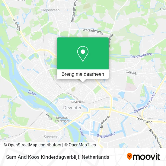 Sam And Koos Kinderdagverblijf kaart