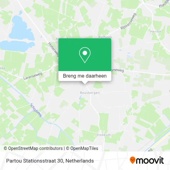Partou Stationsstraat 30 kaart