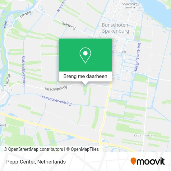 Pepp-Center kaart