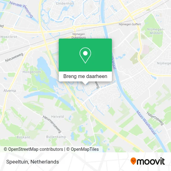 Speeltuin kaart