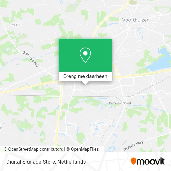 Digital Signage Store kaart