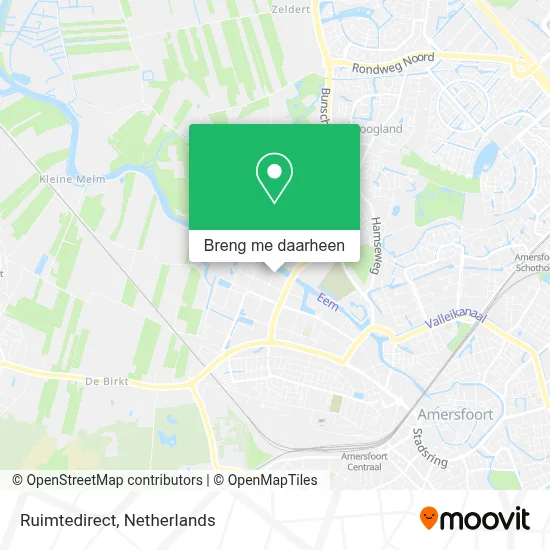Ruimtedirect kaart