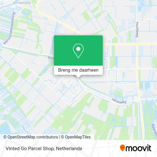 Vinted Go Parcel Shop kaart