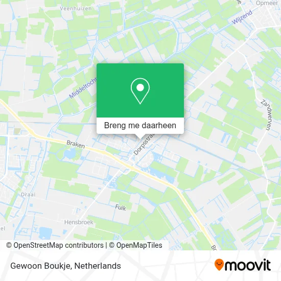 Gewoon Boukje kaart