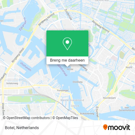 Botel kaart