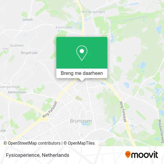 Fysioxperience kaart