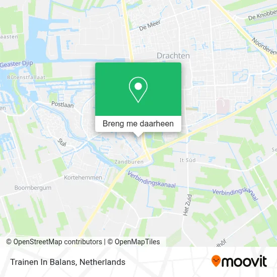 Trainen In Balans kaart