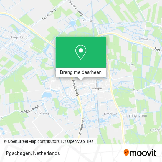 Pgschagen kaart