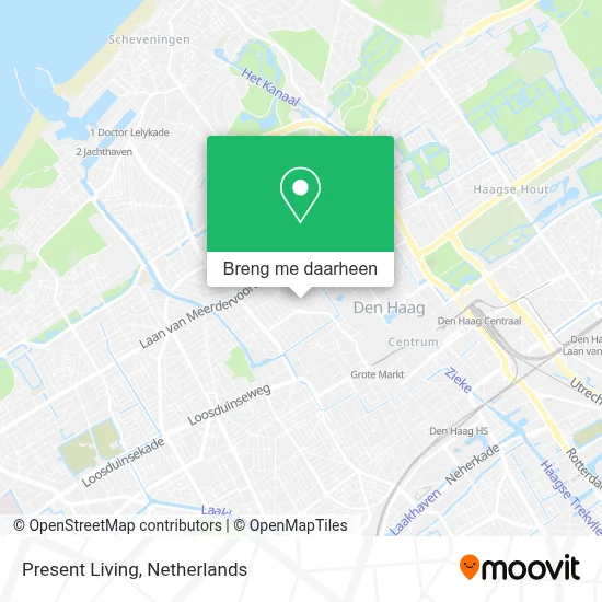 Present Living kaart