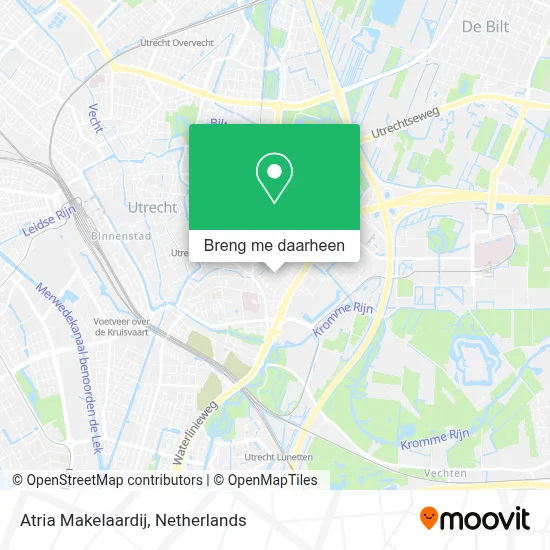 Atria Makelaardij kaart