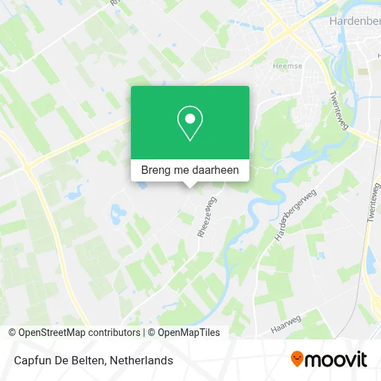 Capfun De Belten kaart