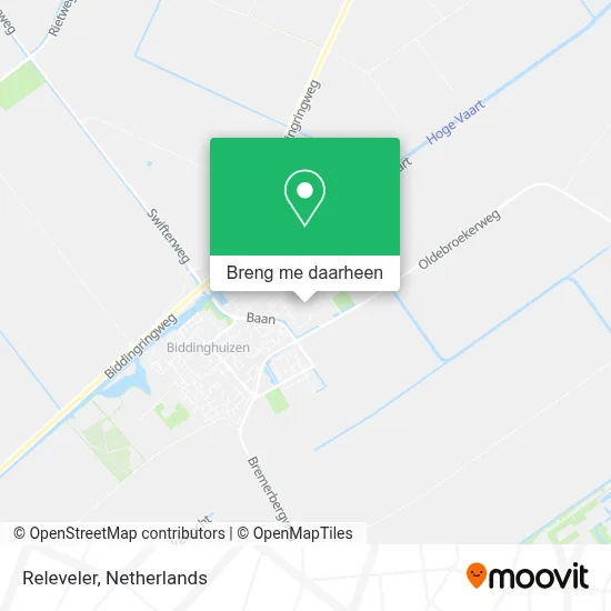 Releveler kaart