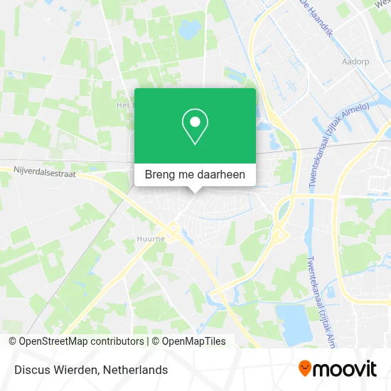 Discus Wierden kaart
