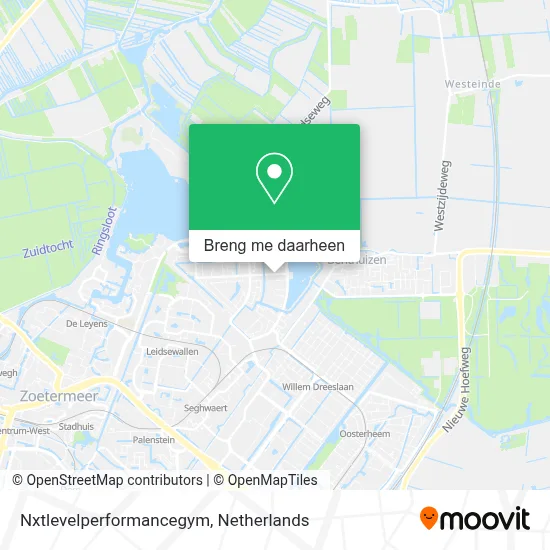 Nxtlevelperformancegym kaart