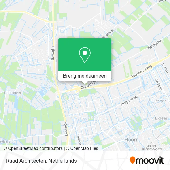 Raad Architecten kaart