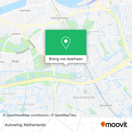 Autowing kaart