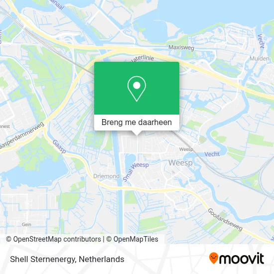 Shell Sternenergy kaart