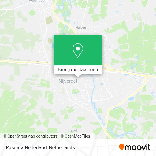 Posdata Nederland kaart