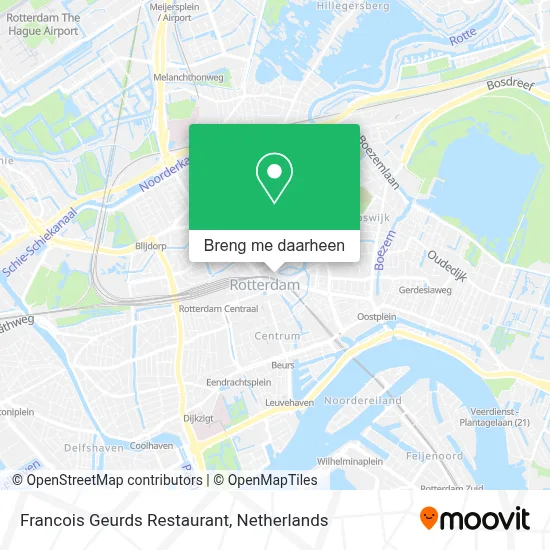 Francois Geurds Restaurant kaart