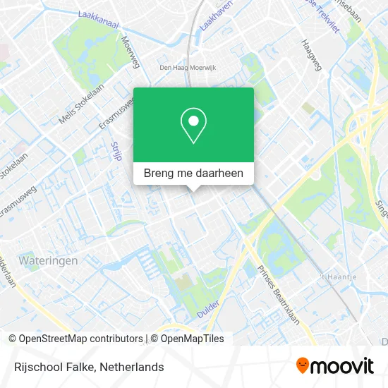 Rijschool Falke kaart