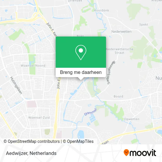 Aedwijzer kaart