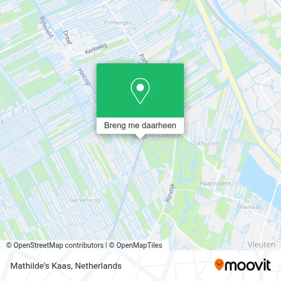 Mathilde's Kaas kaart