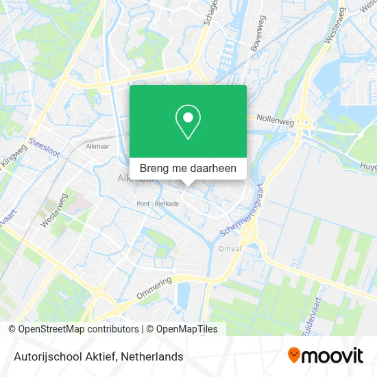 Autorijschool Aktief kaart