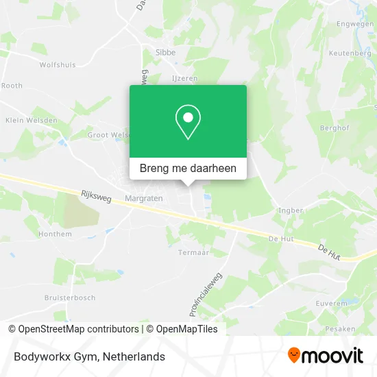 Bodyworkx Gym kaart