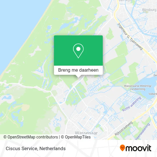 Ciscus Service kaart
