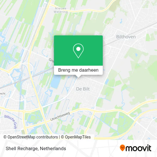 Shell Recharge kaart