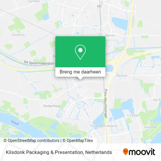 Kilsdonk Packaging & Presentation kaart