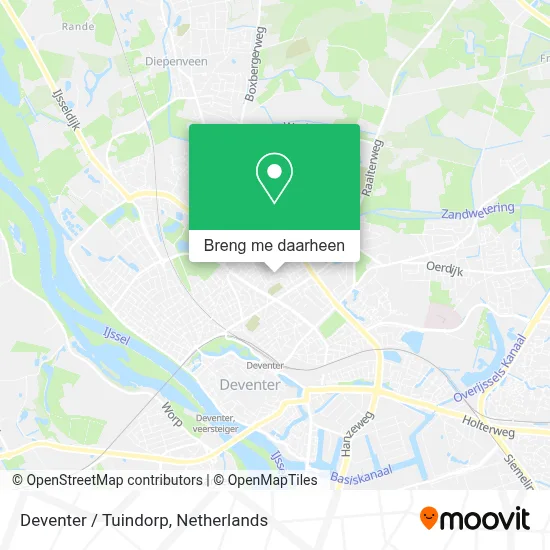 Deventer / Tuindorp kaart