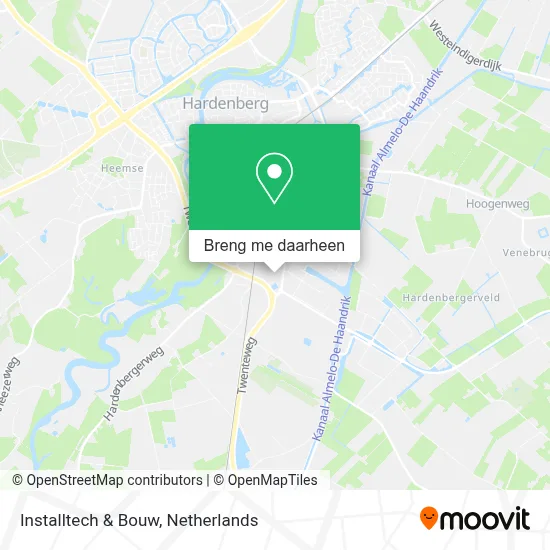 Installtech & Bouw kaart