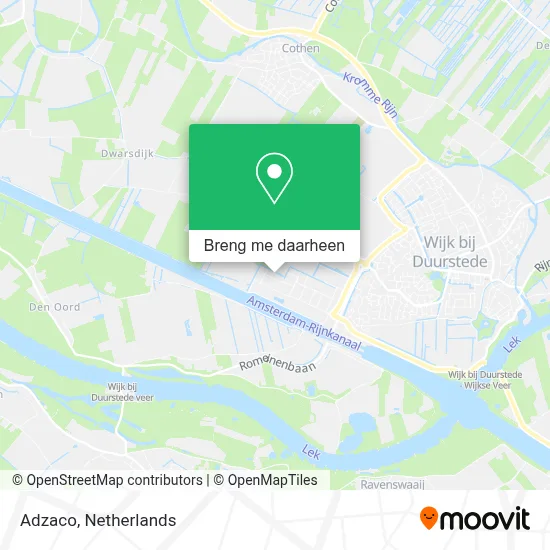 Adzaco kaart