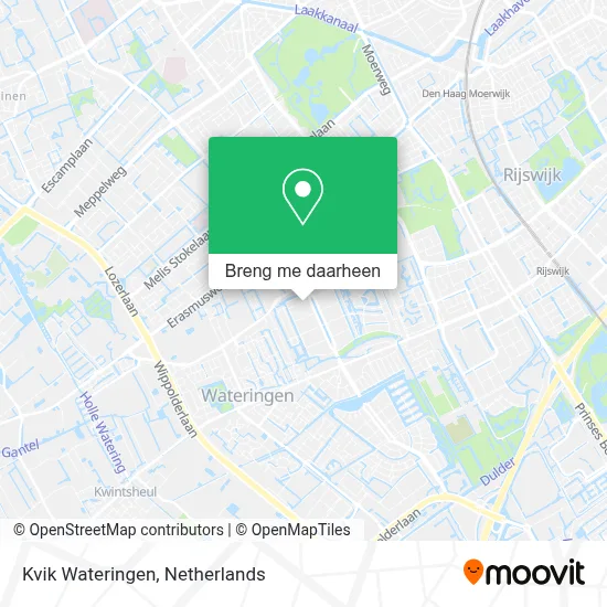 Kvik Wateringen kaart