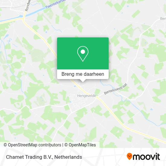 Chamet Trading B.V. kaart
