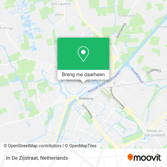 In De Zijstraat kaart