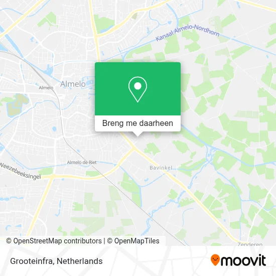 Grooteinfra kaart