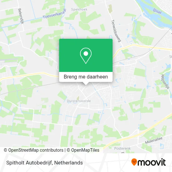Spitholt Autobedrijf kaart