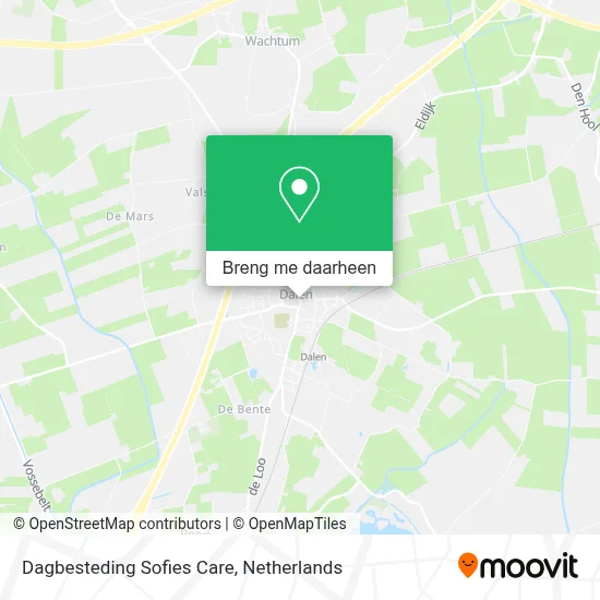 Dagbesteding Sofies Care kaart