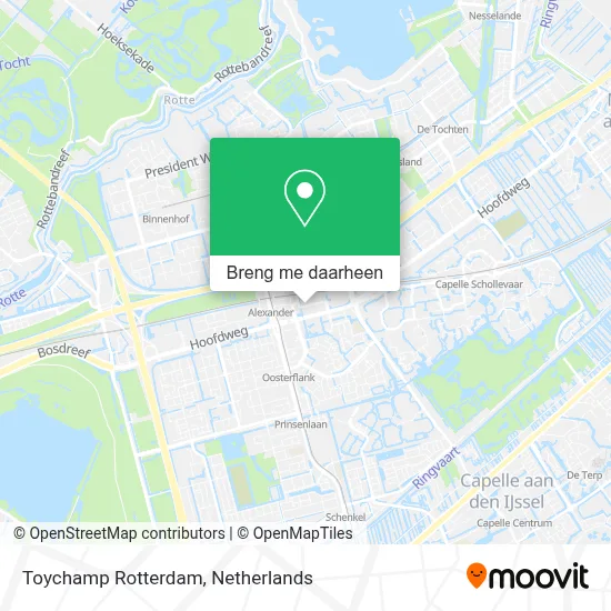 Toychamp Rotterdam kaart