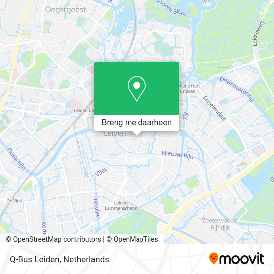 Q-Bus Leiden kaart