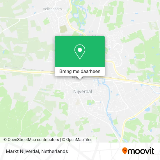 Markt Nijverdal kaart