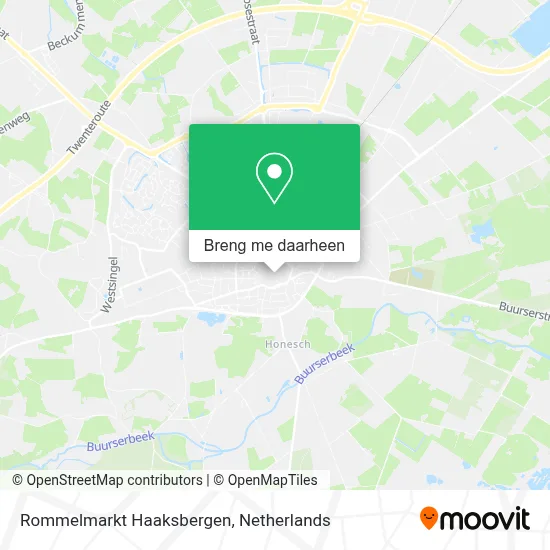 Rommelmarkt Haaksbergen kaart