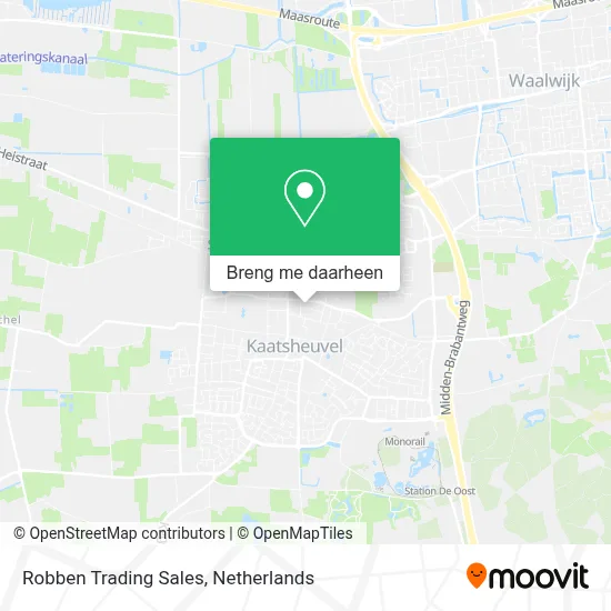 Robben Trading Sales kaart