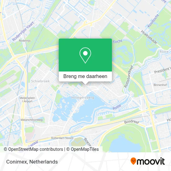 Conimex kaart