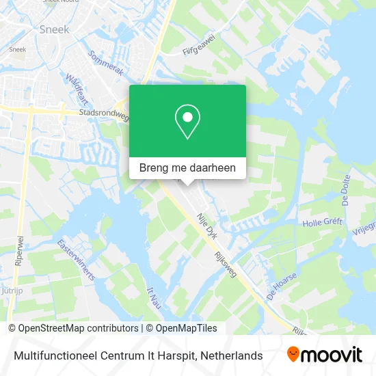 Multifunctioneel Centrum It Harspit kaart